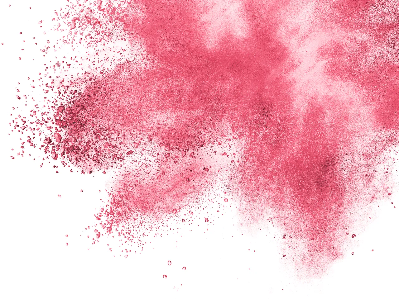 pinke Pulverexplosion soll Vitamin B3 (Niacin) darstellen 